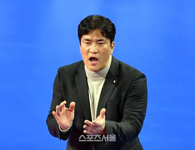 GS칼텍스 사령탑 시절의 차상현 감독. 스포츠서울 DB