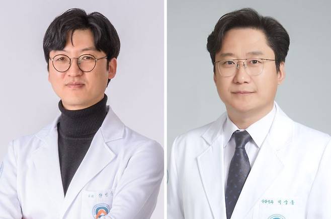 울산대학교병원 양성수 교수(왼쪽) 이상훈 교수