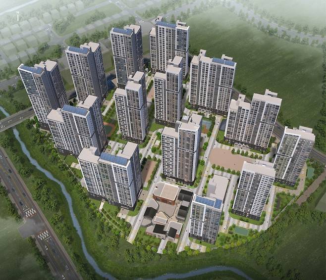 과천주암 C1블록 조감도/사진제공=한국토지주택공사(LH)