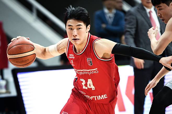 안양 정관장의 문유현. KBL 제공