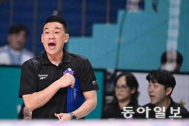 여오현 IBK기업은행 감독 대행. 한국배구연맹(KOVO) 제공