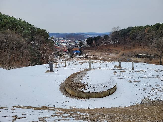 ▲ 파주 장릉 초장지(현 의인군묘) .