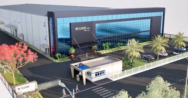 와이제이링크 인도공장 조감도. /와이제이링크 제공