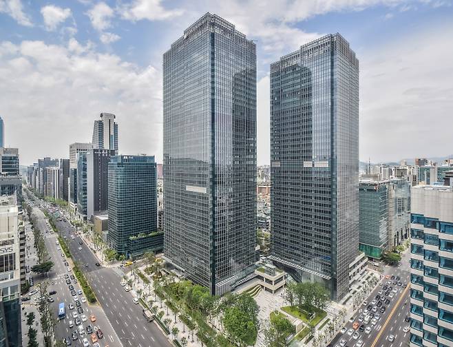 이지스자산운용이 추진하는 서울 역삼 센터필드 전경. /사진 제공=이지스자산운용 /사진=하수민