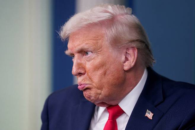 도널드 트럼프 미국 대통령. 연합뉴스