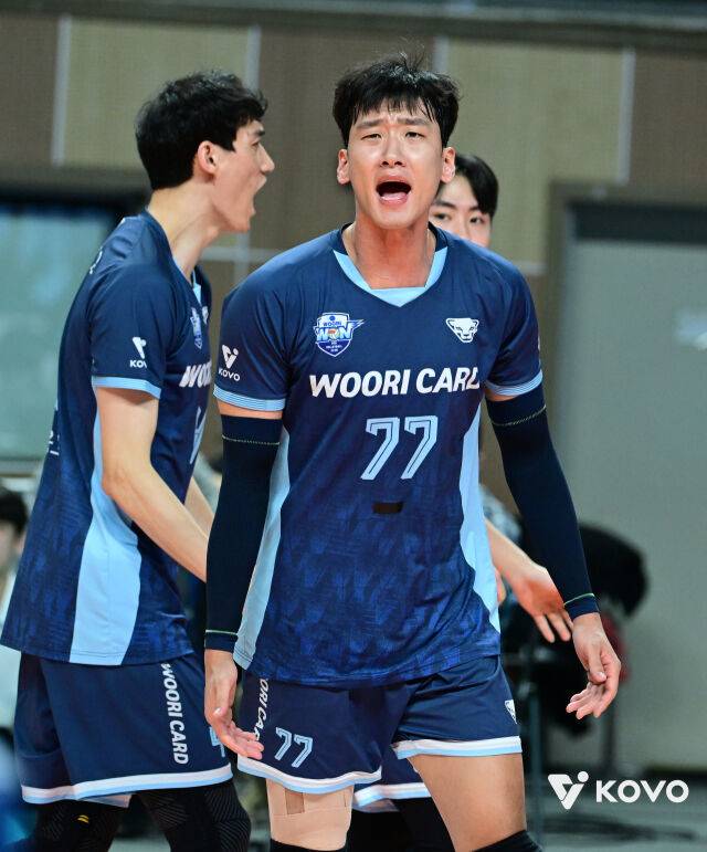 우리카드 시절 송명근./KOVO