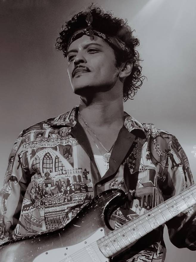 25년 12월 31일 브루노 마스 공연 / 사진. ⓒDaniel Ramos, 출처. brabrunomars 인스타그램