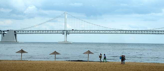 부산 광안리 해안