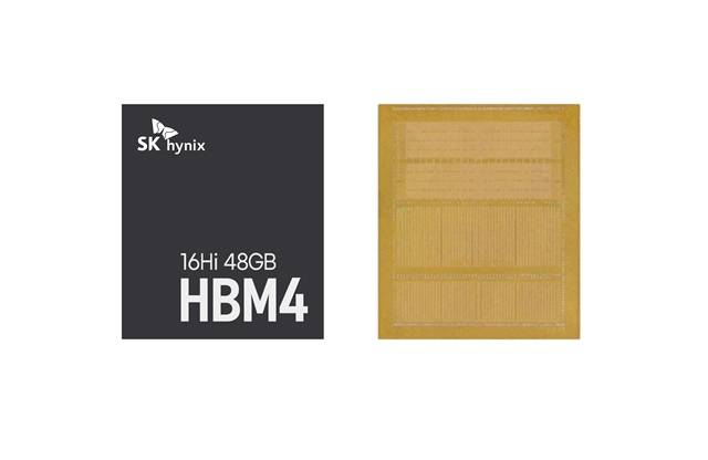 HBM4 시장은 올해 반도체 산업의 최대 격전지로 꼽힌다. 사진은 SK하이닉스가 올해 초 열린 'CES 2026'에서 공개한 HBM4 16단 48GB. /SK하이닉스