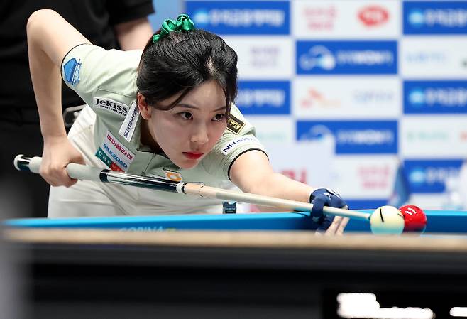 프로당구 여자부 차세대 스타 정수빈. PBA