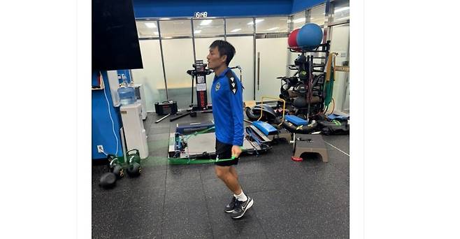 이명주 선수 블로그 캡처