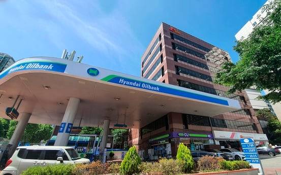 서울 강남구 봉은사로 인근 현대오일뱅크 주유소. 코람코자산신탁 제공