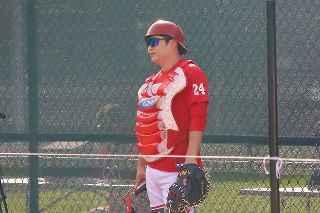 ▲ 올해 재기의 발판을 마련할 수 있을지 관심을 모으고 있는 김민식 ⓒSSG랜더스