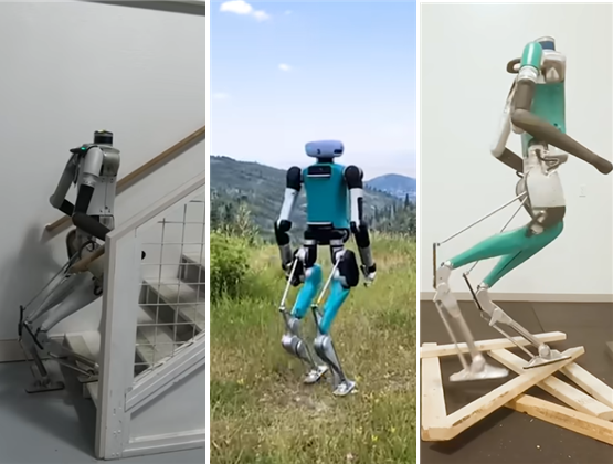 ▲애질리티 로보틱스의 동영상 스크린샷으로 구성한 그림. 동영상 출처 : https://www.youtube.com/watch?v=mHmmySGdaoM