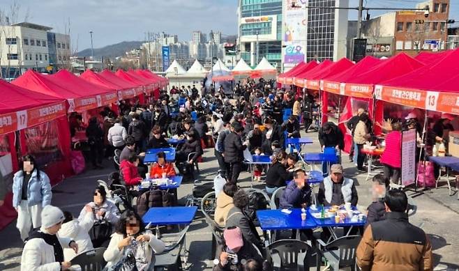 지난해 열린 제천 빨간오뎅축제 전경. /제천시 제공