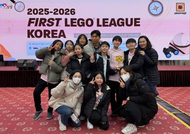 장수 수남초등학교 seedream 로봇팀 /사진제공=장수교육지원청