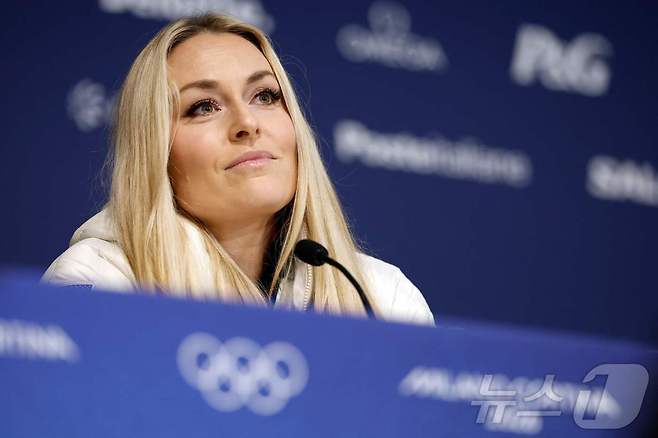 2026 밀라노·코르티나담페초 동계 올림픽 출전에 도전하는 알파인 스키의 린지 본. ⓒ AFP=뉴스1