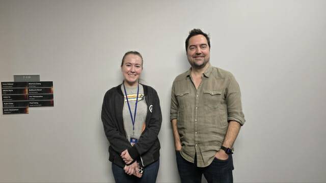 미란다 모이어 수석 내러티브 디자이너, 스콧 로슨 오디오&테크니컬 디렉터(사진=지디넷코리아)