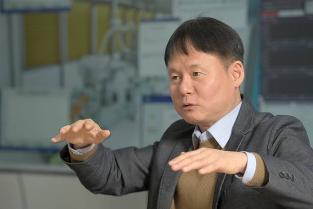 이택민 한국기계연구원 이차전지장비연구실장. 사진=황응준 프리랜서.