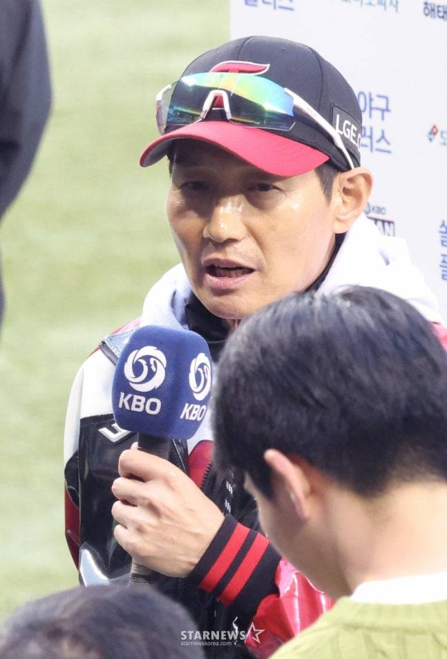 염경엽 LG 감독. /사진=김진경 대기자