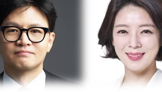 한동훈 전 대표(왼쪽). 배현진 의원.