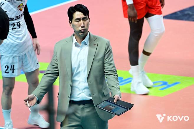 권영민 한국전력 감독. KOVO 제공