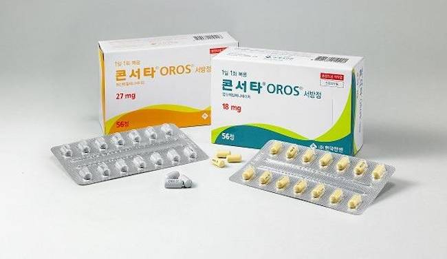 ADHD치료제인 한국얀센의 ‘콘서타’.