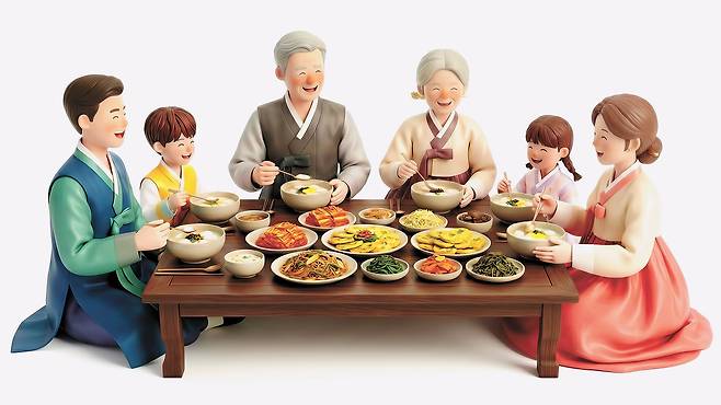 설 연휴에 만성질환자는 질병 관리에 어려움을 겪지 않도록 음식 섭취에 신경 써야 한다. 출처: Gettyimagesbank