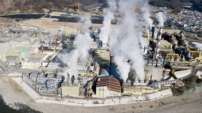 경북 봉화군 석포면에 위치한 영풍 석포제련소. 동아DB
