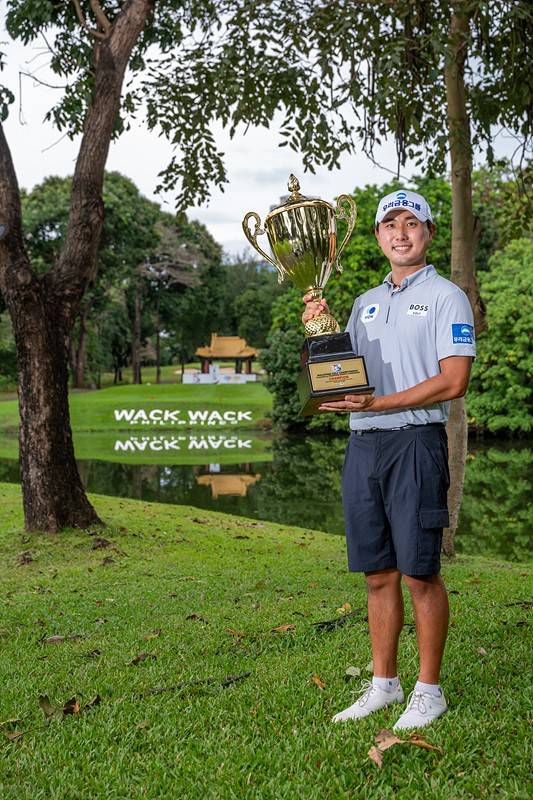 아시안투어 개막전 '필리핀 골프 챔피언십'에서 우승한 조우영. /사진=올댓스포츠 제공
