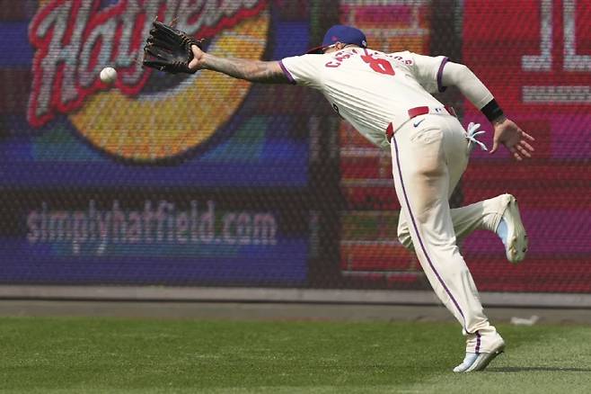 ◇필라델피아는 올 시즌 카스테야노스의 연봉 일부를 부담해줄 팀을 찾고 있다. AP연합뉴스