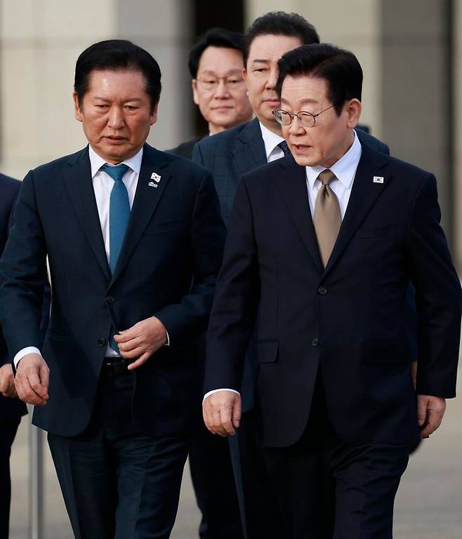 이재명 대통령과 정청래 더불어민주당 대표ⓒ뉴시스