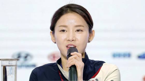 펜싱 올림픽 금메달리스트 남현희. 연합뉴스