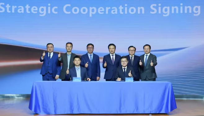 중국 전기차 배터리 제조업체 고션 하이테는은 최근 중국 안후이성 허페이 본사에서 BASF와 차세대 고체 배터리 기술 공동 개발을 위한 전략적 협력 양해각서(MOU)를 체결했다. (사진=고션 하이테크)