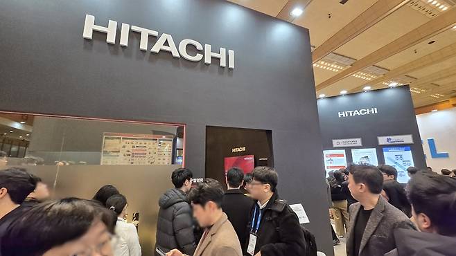 히타치하이테크코리아 채용설명회 부스 전경 / 사진=조건희 인턴기자