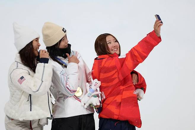 최가온 금메달. ⓒ REUTERS/연합뉴스
