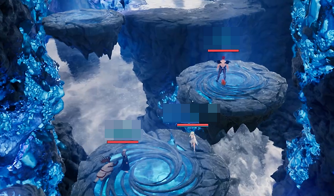 ▲ 보스 처치하고 다시 돌아와서 발판 넘어가기. 길 따라 쭉 진행하면 최종보스 도착