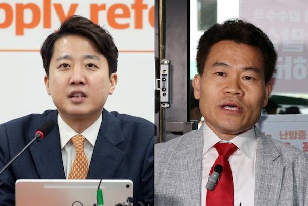 ▲이준석 개혁신당 대표와 전한길씨. 사진=개혁신당 홈페이지, ⓒ연합뉴스