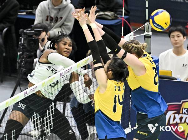 모마는 도로공사의 공격을 주도했다. 사진 제공= KOVO