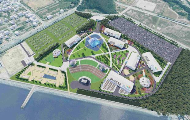 섬박람회 행사장 조감도