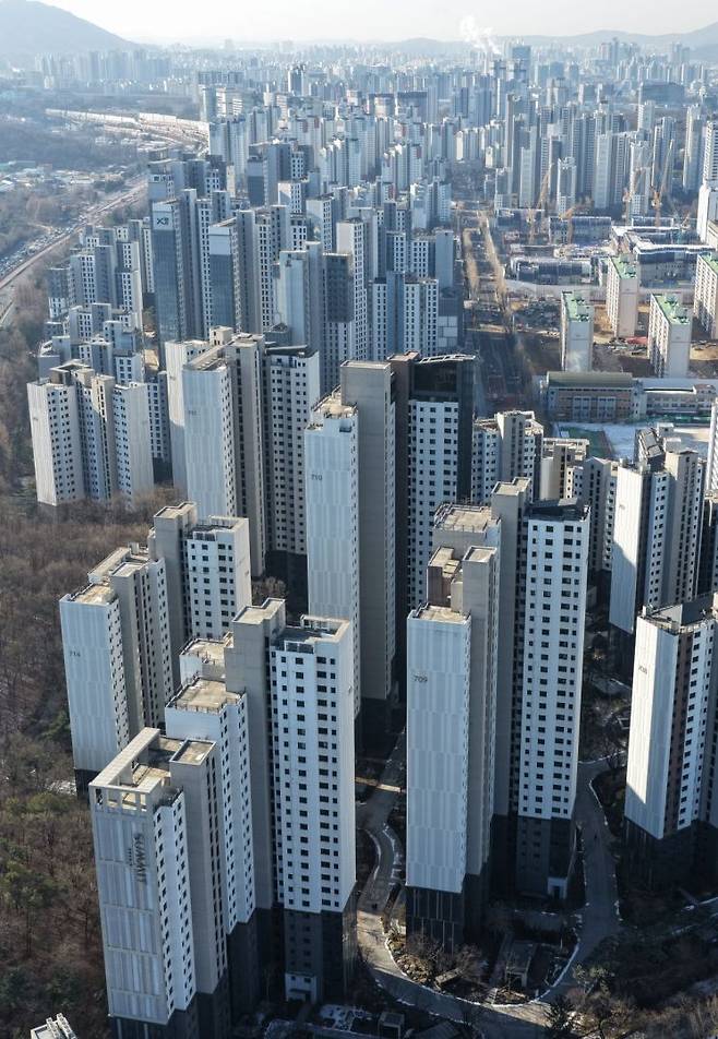 경기도 과천시 과천역 인근 아파트. 연합뉴스