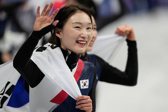 최민정, 4개의 메달을 획득하며 대한민국 새 역사에 등극.연합뉴스