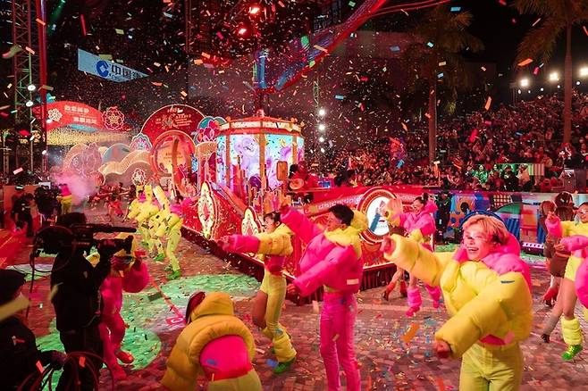 프랑스 공연단 ‘피에르 아 캐세이 인터내셔널 설 나이트 퍼레이드 / 사진=홍콩관광청