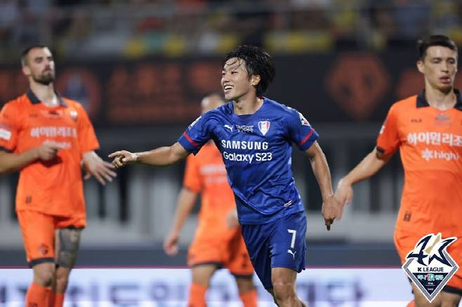 수원 삼성 시절 고승범. 사진=한국프로축구연맹