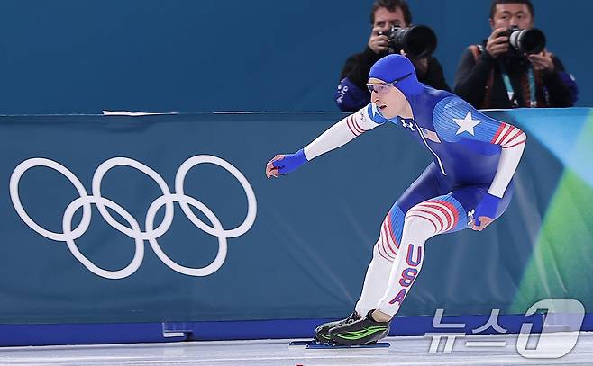 3관왕에 실패한 조던 스톨츠(미국). ⓒ 뉴스1 김성진 기자
