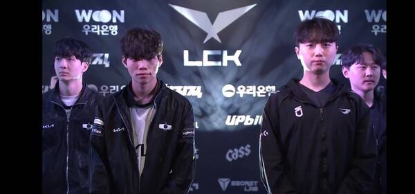 20일 종로구 치지직 롤파크에서 열린 '2026 LCK'컵 대회 플레이오프 패자 2라운드 1세트에서 DK가 DN수퍼스에 승리를 거둬 1승을 먼저 가져갔다. (DK & DN수퍼스 =1:0). /사진=네이버 치지직 라이브영상 캡처