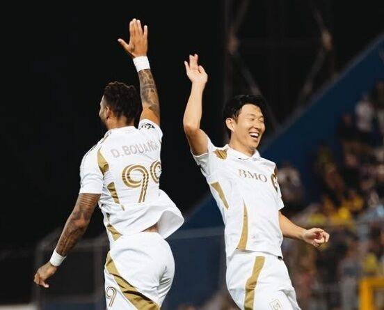 손흥민과 부앙가/LAFC