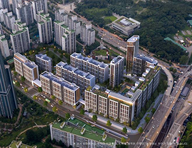 이촌르엘 조감도.(사진제공=롯데건설)