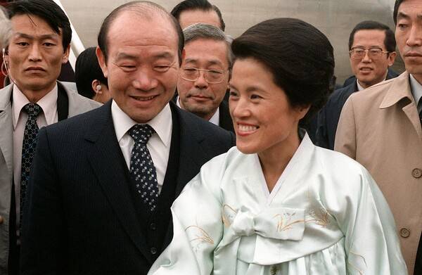 1981년 미국 방문중인 전두환과 이순자.(위키피디아)