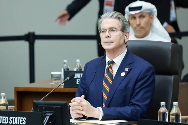 스콧 베선트 미국 재무장관. 연합뉴스